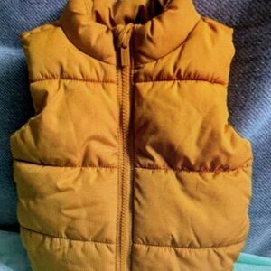 Mustard Yellow Puffer Vest